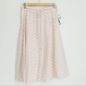 Ralph Lauren Striped Midi Skirt